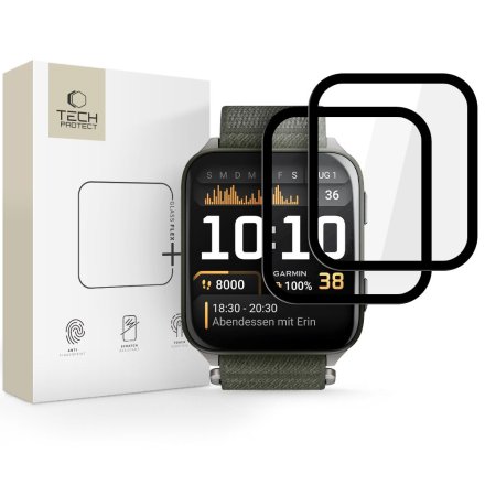 SZKŁO HYBRYDOWE TECH-PROTECT GLASS FLEX+ 2-PACK GARMIN VENU X1 BLACK