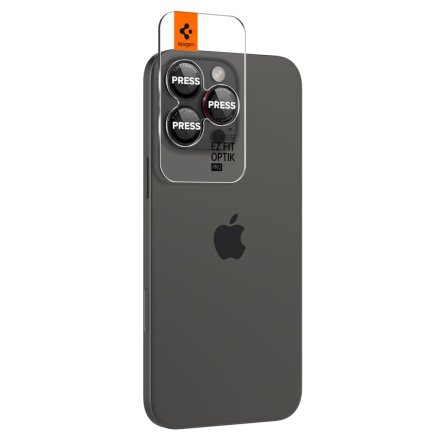 OSŁONA APARATU SPIGEN OPTIK PRO L-SERIES GLAS.TR ”EZ FIT” CAMERA PROTECTOR 2-PACK IPHONE 14 PRO / PRO MAX / 15 PRO / PRO MAX / 1