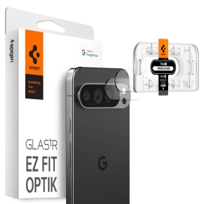 KAMERA-SCHUTZ SPIGEN OPTIK.TR ”EZ FIT” CAMERA PROTECTOR 2-PACK GOOGLE PIXEL 9 PRO XL KRISTALLKLAR
