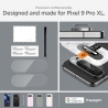 SPIGEN OPTIK.TR ”EZ FIT” CAMERA PROTECTOR 2-PACK GOOGLE PIXEL 9 PRO XL CRYSTAL CLEAR