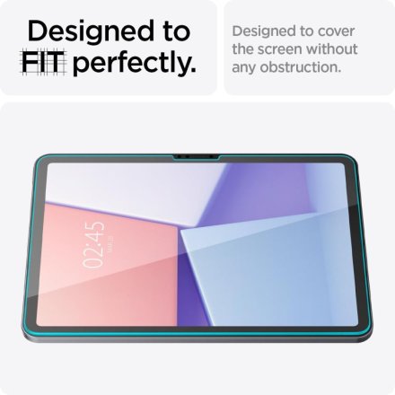 SZKŁO HARTOWANE SPIGEN GLAS.TR ”EZ FIT” IPAD AIR 11” 6 / 7 / 2024-2025 CLEAR