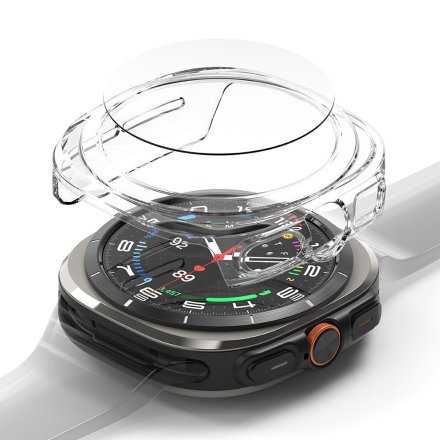 RINGKE SLIM & TEMPERED GLASS SAMSUNG GALAXY WATCH ULTRA 2024 / 2025 (47 MM) CLEAR