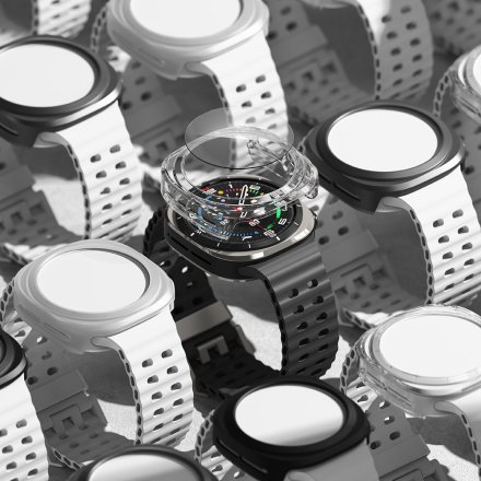 RINGKE SLIM & TEMPERED GLASS SAMSUNG GALAXY WATCH ULTRA 2024 / 2025 (47 MM) CLEAR