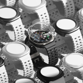 RINGKE SLIM & TEMPERED GLASS SAMSUNG GALAXY WATCH ULTRA 2024 / 2025 (47 MM) CLEAR