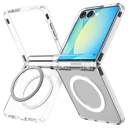 SPIGEN ULTRA HYBRID PRO MAG MAGSAFE GALAXY Z FLIP 7 CLEAR/WHITE