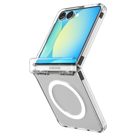 SPIGEN ULTRA HYBRID PRO MAG MAGSAFE GALAXY Z FLIP 7 CLEAR/WHITE