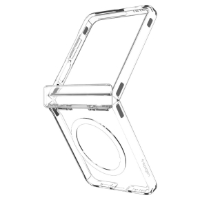 SPIGEN ULTRA HYBRID PRO MAG MAGSAFE GALAXY Z FLIP 7 CLEAR/WHITE