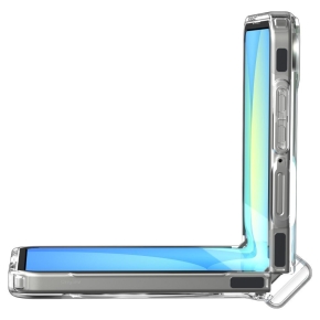 SPIGEN ULTRA HYBRID PRO MAG MAGSAFE GALAXY Z FLIP 7 CLEAR/WHITE