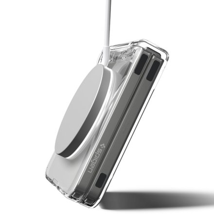 SPIGEN ULTRA HYBRID PRO MAG MAGSAFE GALAXY Z FLIP 7 CLEAR/WHITE