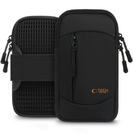 TECH-PROTECT M6 UNIVERSAL SPORT ARMBAND BLACK/ORANGE