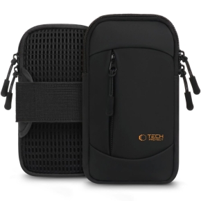 TECH-PROTECT M6 UNIVERSAL SPORT ARMBAND BLACK/ORANGE