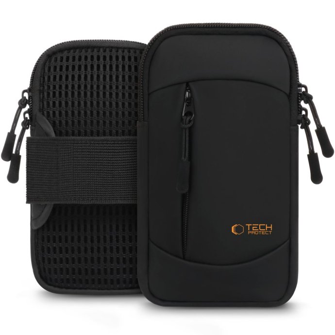 TECH-PROTECT M6 UNIVERSAL SPORT ARMBAND BLACK/ORANGE