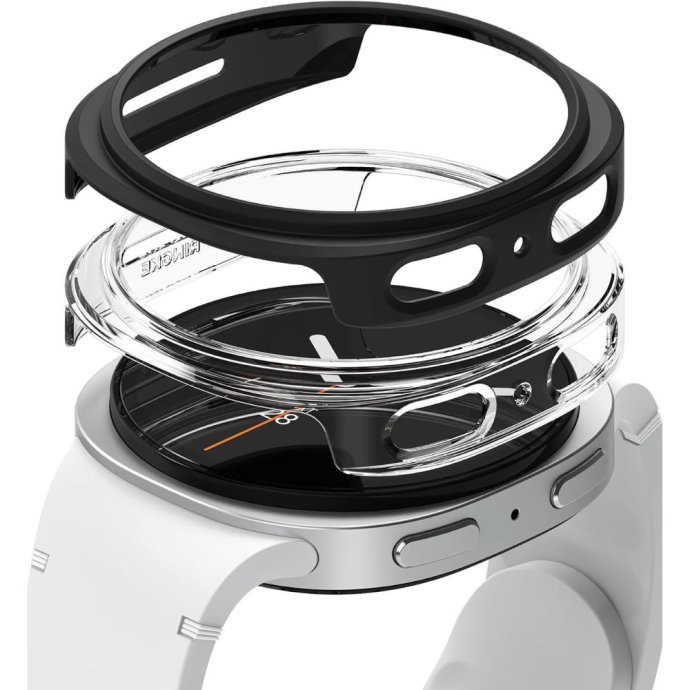 RINGKE SLIM 2-PACK GALAXY WATCH 8 (40 MM) CLEAR & MATTE BLACK