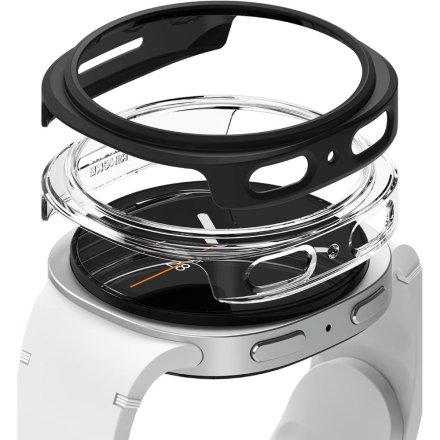 RINGKE SLIM 2-PACK GALAXY WATCH 8 (44 MM) CLEAR & MATTE BLACK