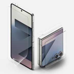 ZESTAW OCHRONNY RINGKE 3-IN-1 PROTECTOR PRO GALAXY Z FLIP 7 CLEAR