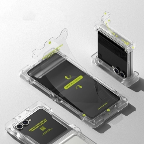 ZESTAW OCHRONNY RINGKE 3-IN-1 PROTECTOR 2-SET GALAXY Z FLIP 7 CLEAR