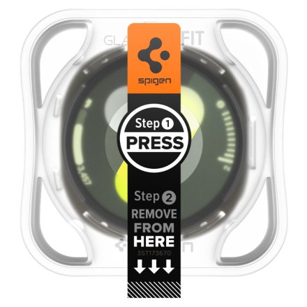 SZKŁO HARTOWANE SPIGEN GLAS.TR ”EZ-FIT” 2-PACK GALAXY WATCH 8 (40 MM) CLEAR