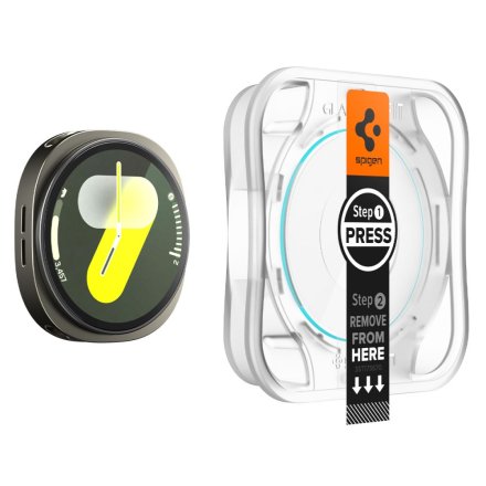 SZKŁO HARTOWANE SPIGEN GLAS.TR ”EZ-FIT” 2-PACK GALAXY WATCH 8 (40 MM) CLEAR