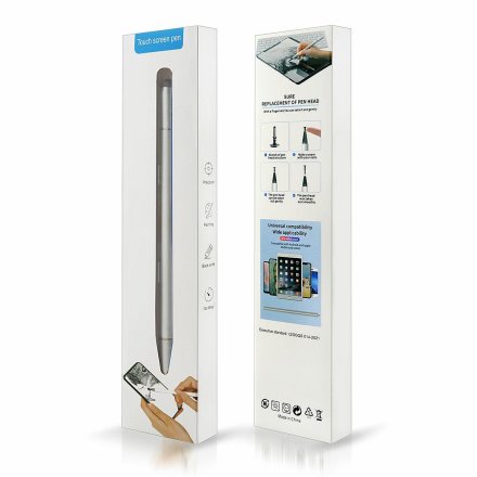 rysik 3 tip touch screen pen srebrny