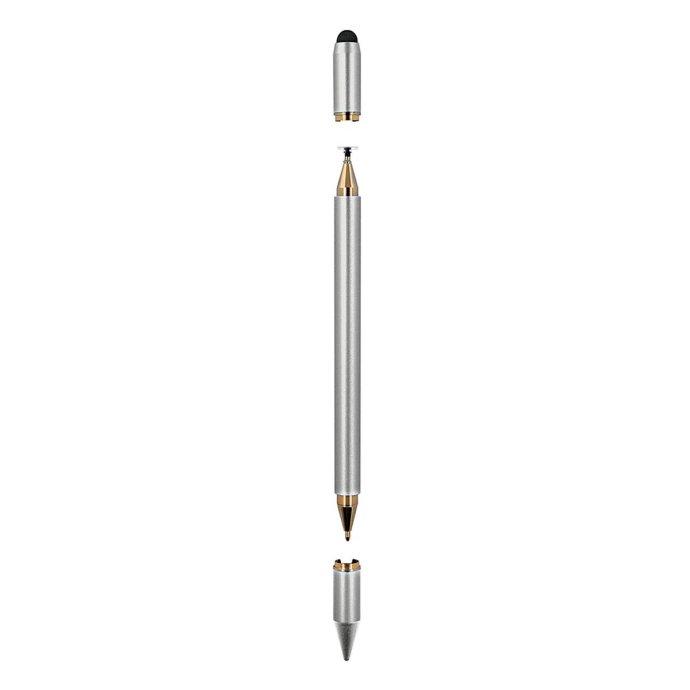 rysik 3 tip touch screen pen srebrny
