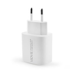 VIDVIE PLE271 1xType C 3A 33W White Charger