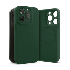 Etui SOFTY MAGSAFE für Apple iPhone 16+ grün