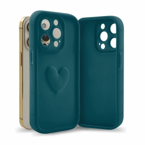 Etui HEARTS für Apple iPhone 16 PRO MAX blau