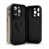 Etui HEARTS für Apple iPhone 16 schwarz
