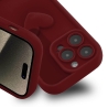 Case HEARTS for Apple iPhone 16  wine