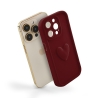 Case HEARTS for Apple iPhone 16  wine