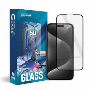 5D Tempered Glass for Motorola MOTO G10 Full Glue Black ENVELOPE