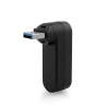 Adapter HUB REVERSE USB/3xUSB+1xType C black