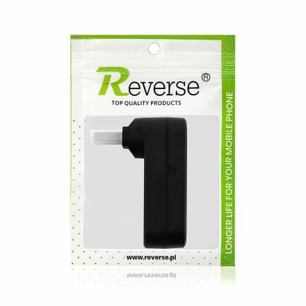 adapter hub reverse czarny