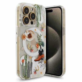 MAGSAFE PRINT Case for Apple iPhone 15+ wildwest