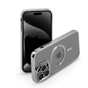MAGSHINE MAGSAFE Case for Apple iPhone 13 PRO MAX Silver