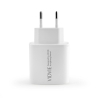 Travel charger VIDVIE PLE261 3A 45W GaN 2xType-C+Type-C/Type-C cable white