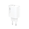 VIDVIE PLE261 Netzladegerät 2xType-C + Type-C/Type-C Kabel 3A 45W GaN Weiß