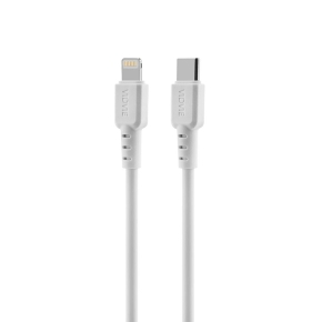 VIDVIE PLE262 Netzladegerät 1xUSB + 2xType C + Type C/iPhone Kabel 3A 65W GaN Weiß