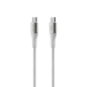 Kabel VIDVIE CB4038 Type C/Type C 60W, 1m biały