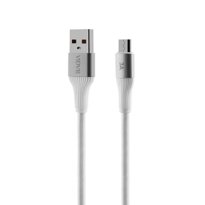 Kabel VIDVIE CB4038 USB/Micro 3A, 1m biały
