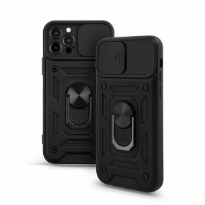 Etui SLIDE RING für Samsung M15 schwarz