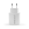 Travel charger VIDVIE PLE260 3A 33W GaN 2xType-C+Type-C/iPhone cable white