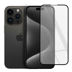 5D gehärtetes Glas für Samsung A15 5G Full Glue schwarz UMSCHLAG