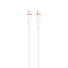 Kabel VIDVIE CB4031 Type C/Type C 60W, 1m biały
