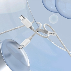 kabel vidvie cb4024 usbtype c bialy