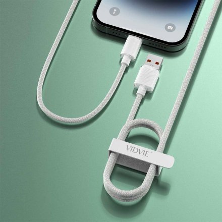 kabel vidvie cb4024 usbtype c bialy
