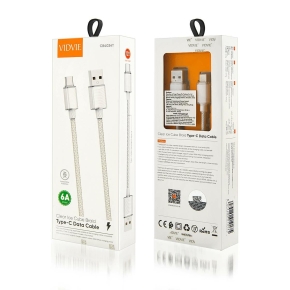 kabel vidvie cb4024 usbtype c bialy
