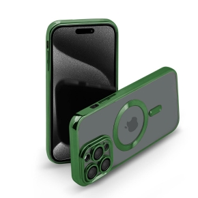 Etui MAGSHINE MAGSAFE für Apple iPhone 15 grün