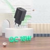 Ładowarka sieciowa VIDVIE PLE249 1xUSB 3A 18W QC 3.0 czarny