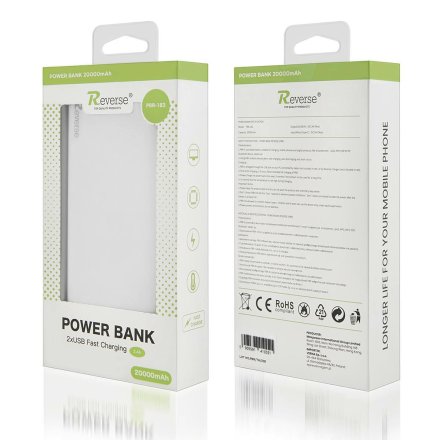 powerbank reverse pbr183 bialy